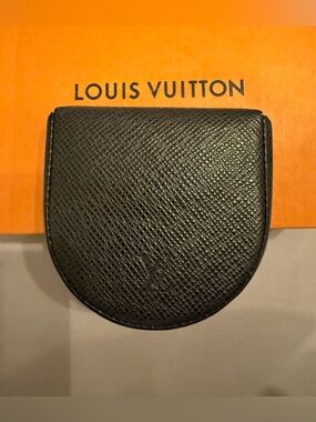 Louis Vuitton Black Epi Leather Coin Pouch
